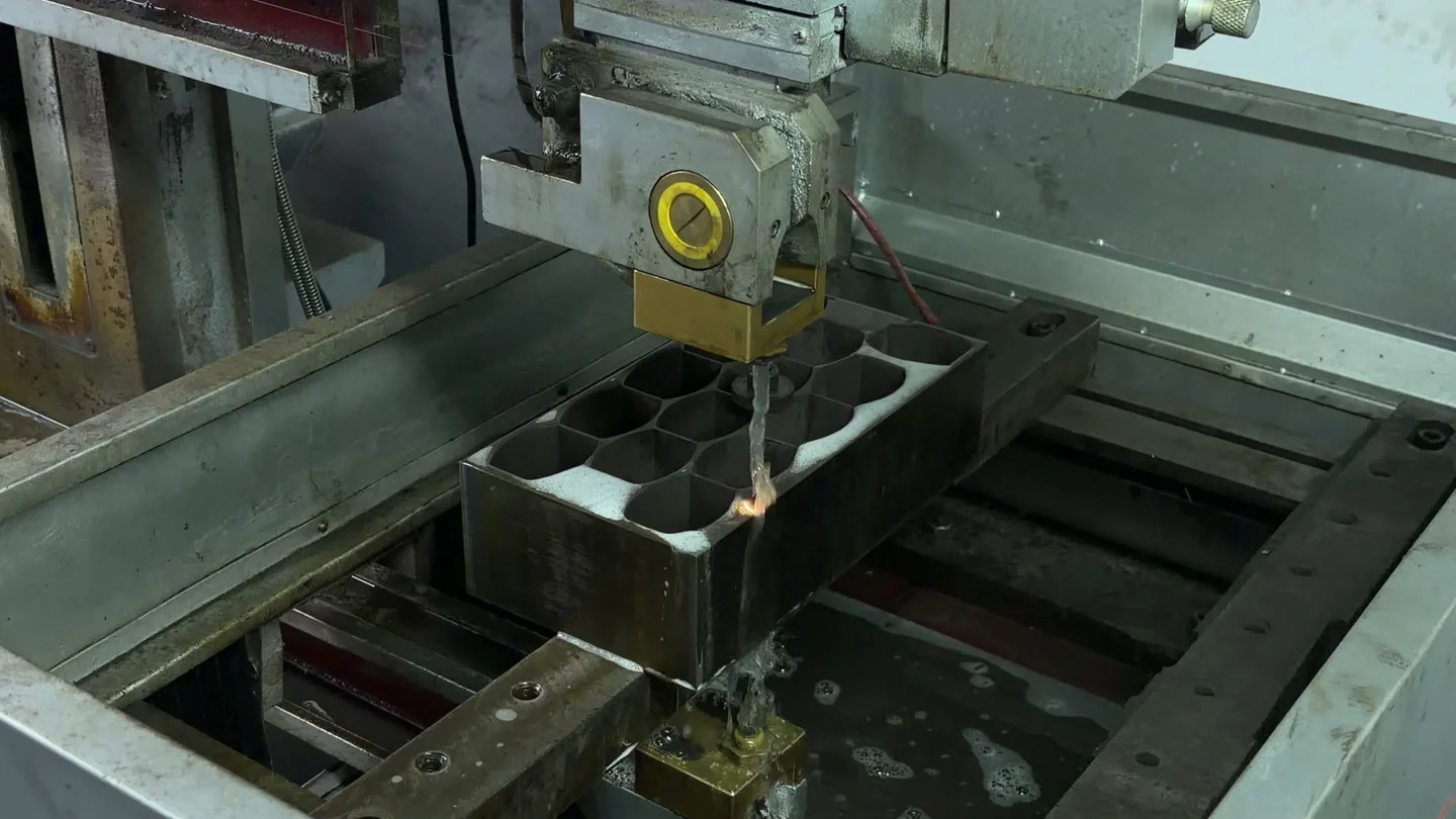 Machining in the case workshop