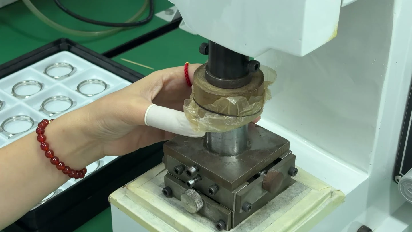 Watch case component work in our factory