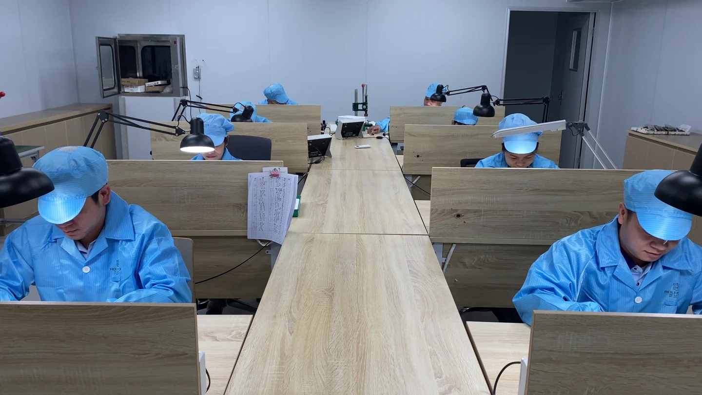 Watch assembly workshop at ROLENDO